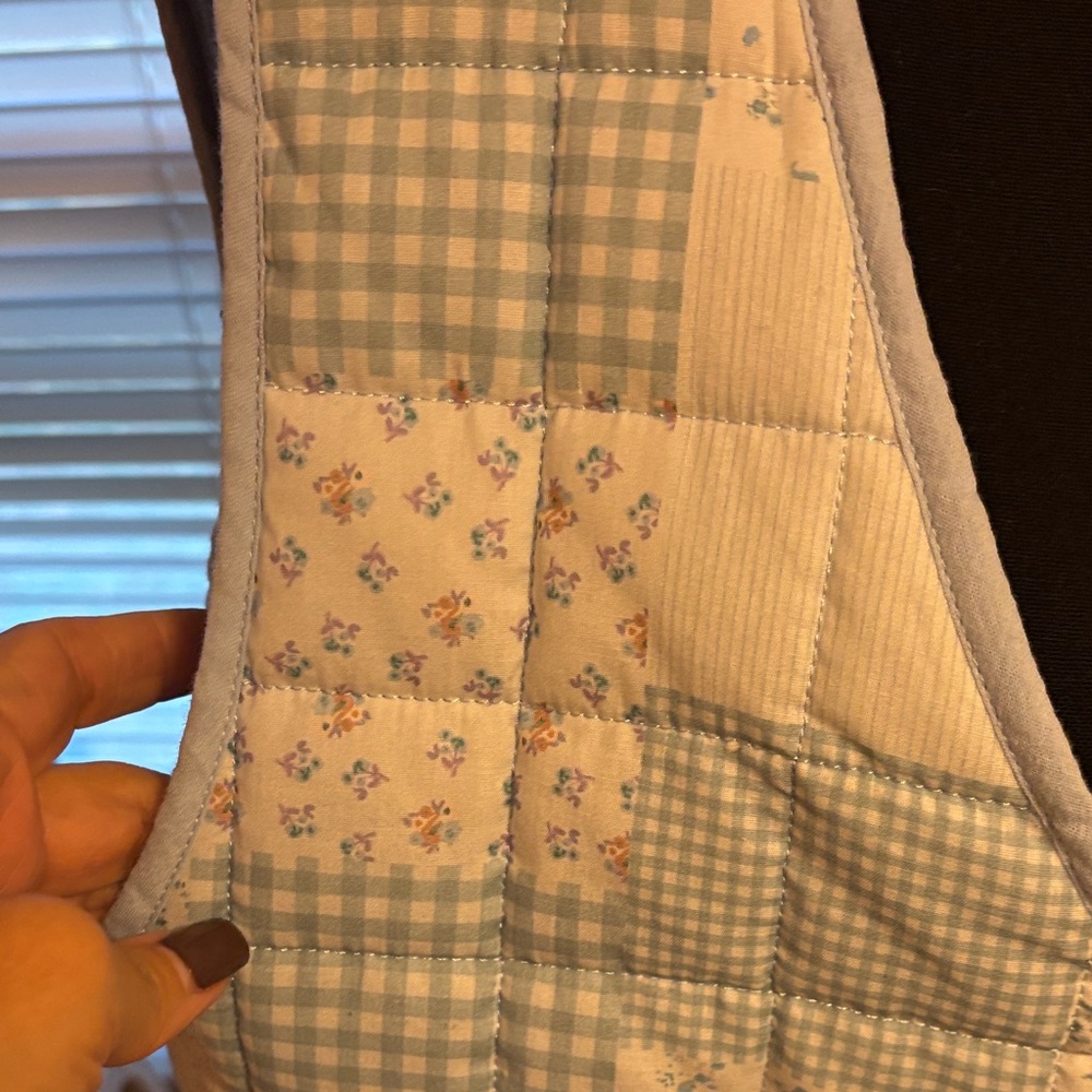 Patchwork Quilted Vest - image 2